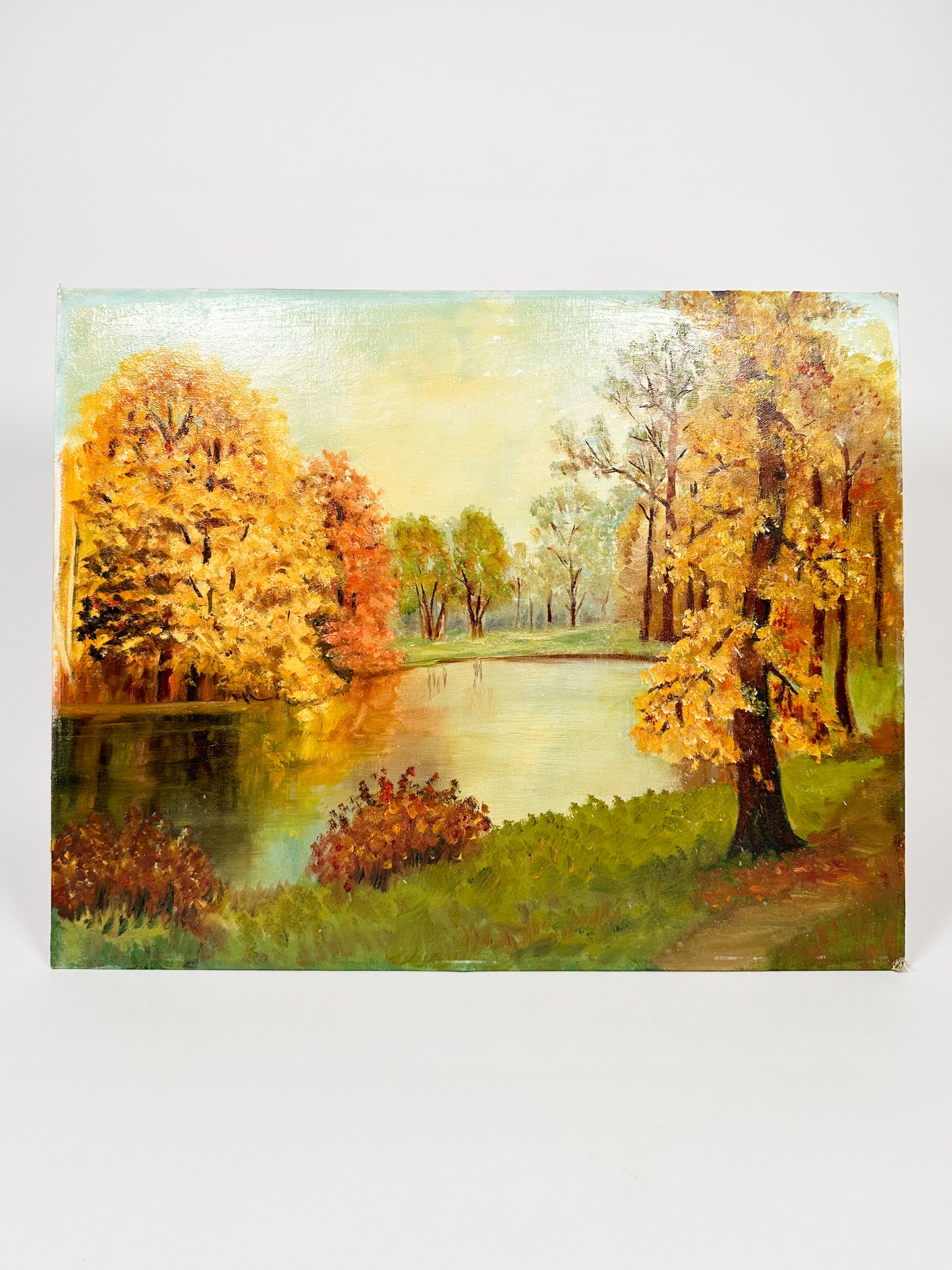 Original Fall Painting on Canvas