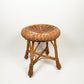 Vintage Rattan Stool