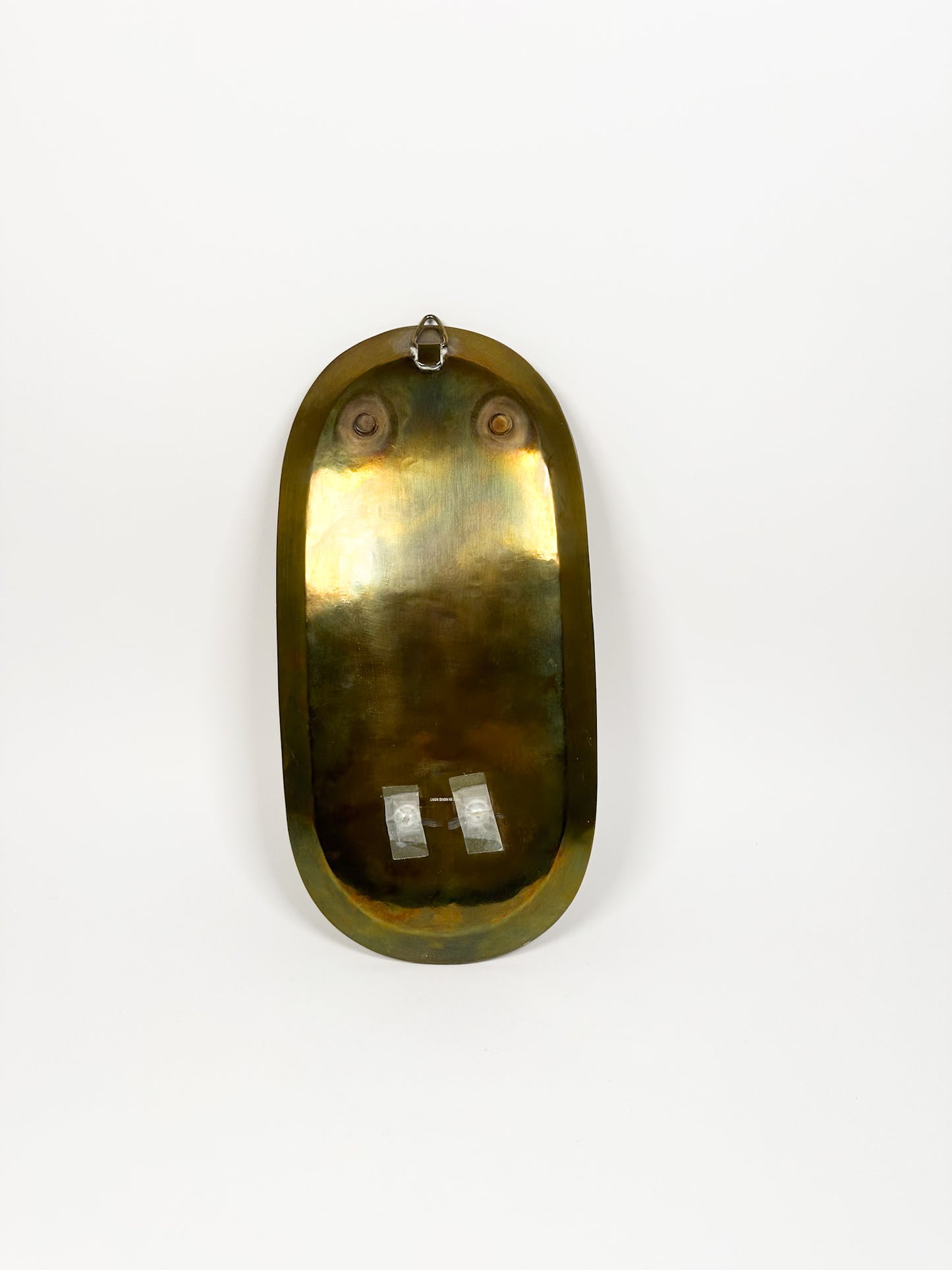 Vintage Brass Oval Sconce