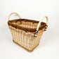 Brown & Cream Wicker Basket