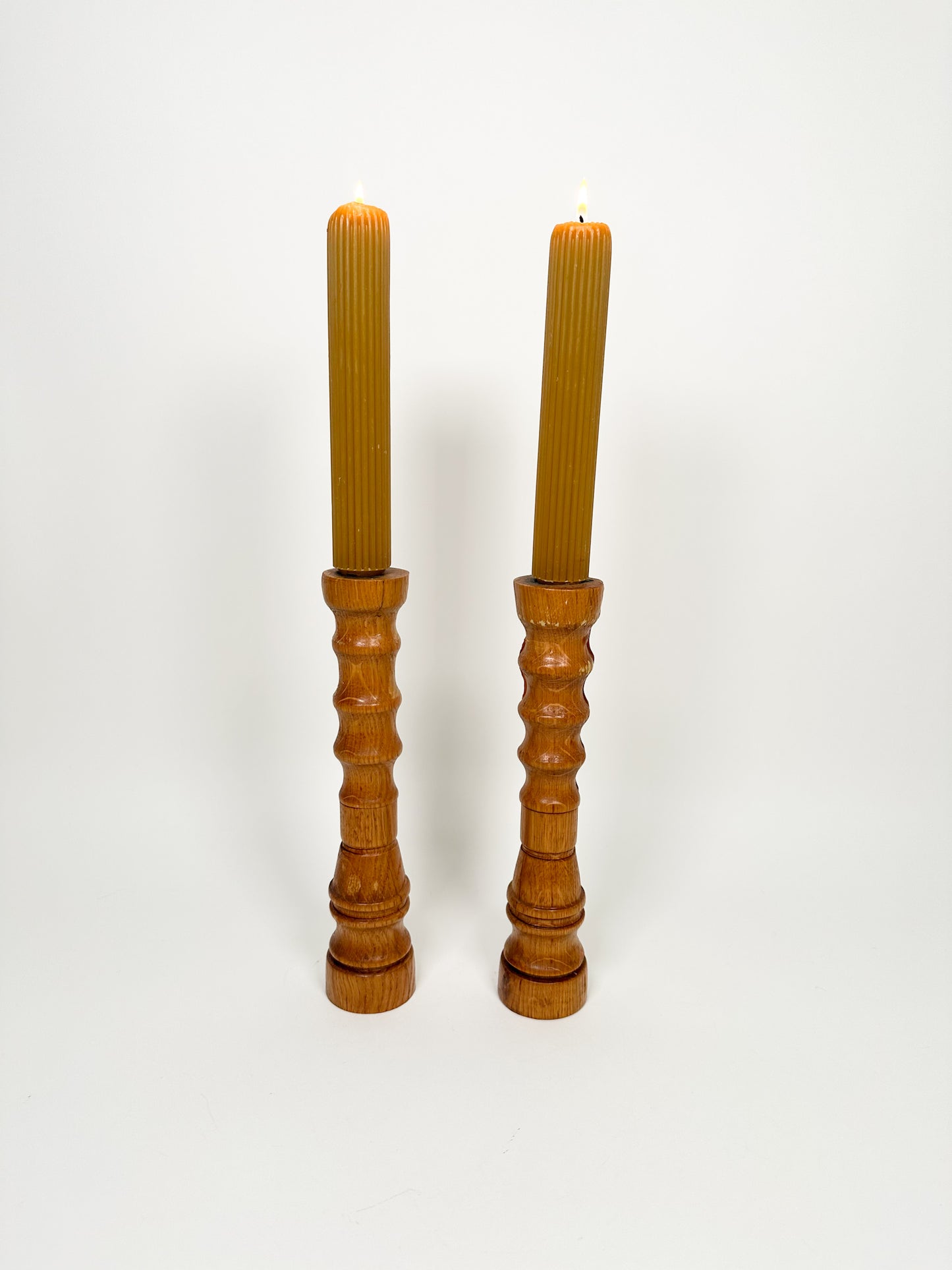 Handmade Wood Candle Holders