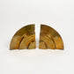 Vintage Brass Art Deco Bookends