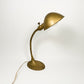 Vintage Gold Gooseneck Lamp