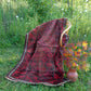 Vintage Burgundy & Brown Rug
