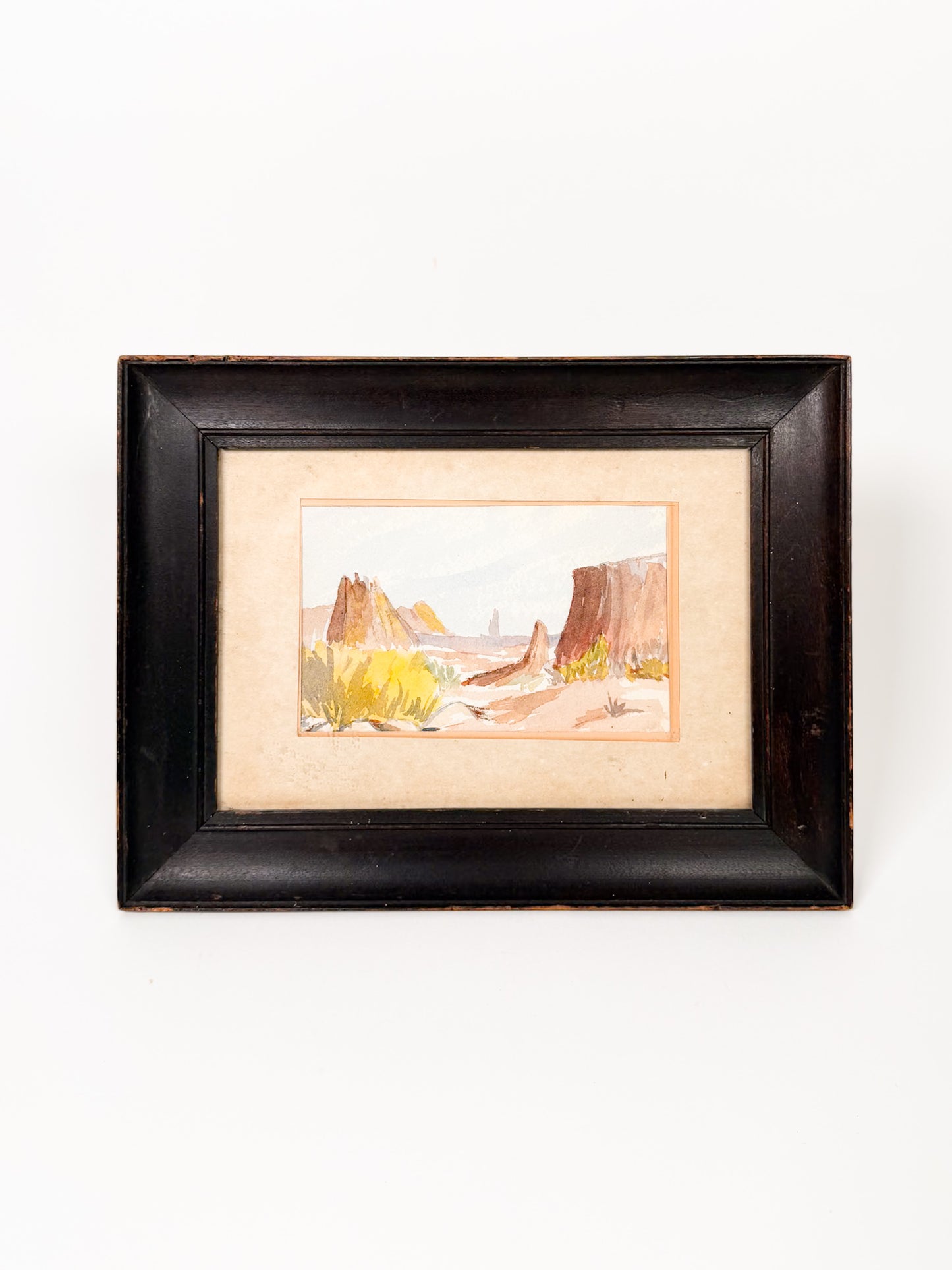 Vintage Petite Desert Painting