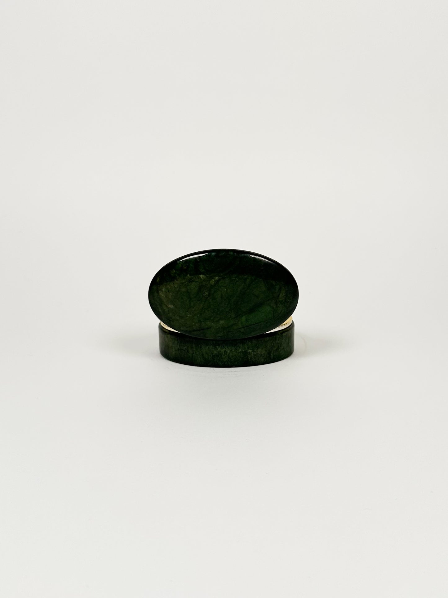 Vintage Petite Green Alabaster Box