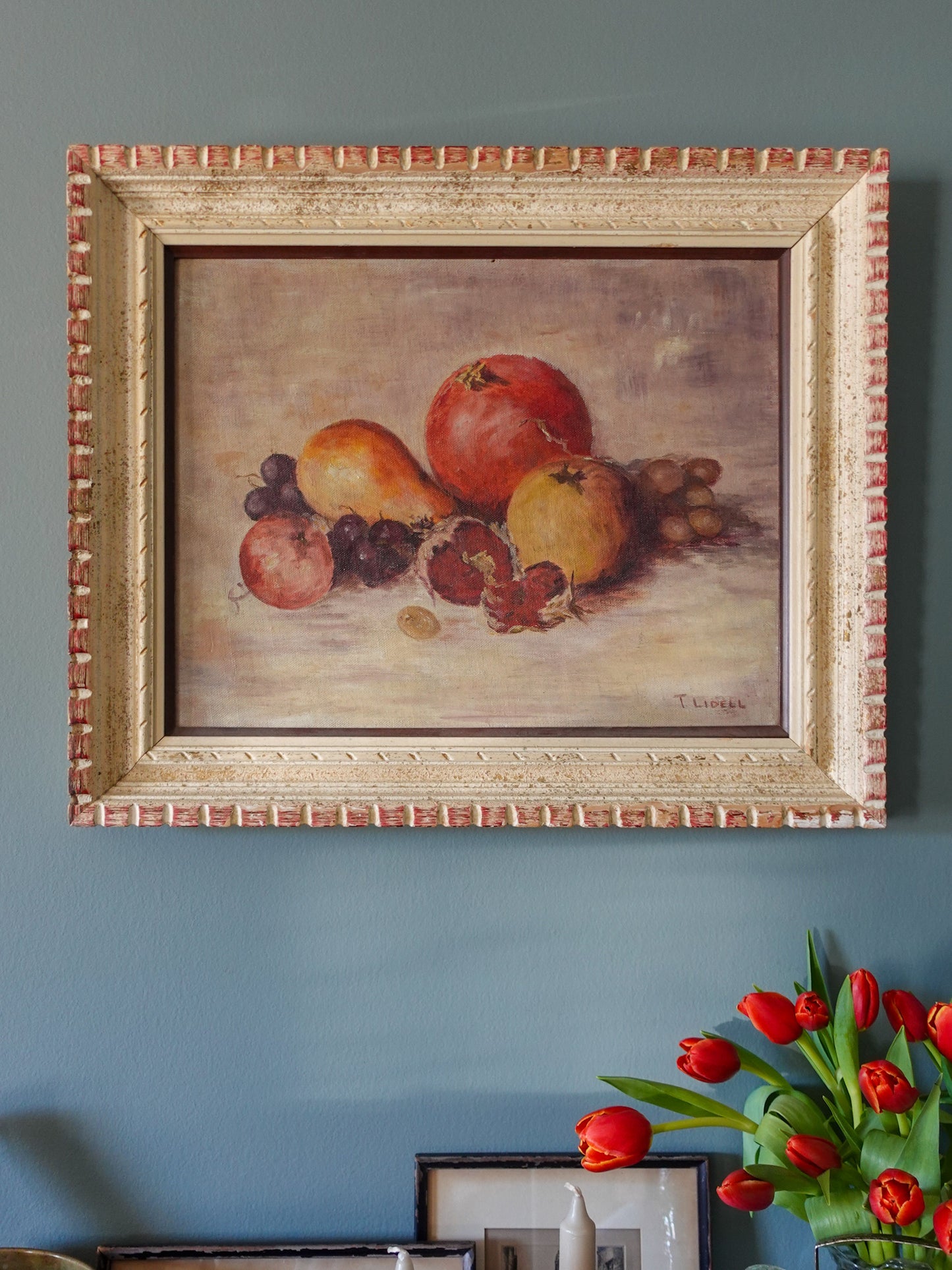 Vintage Still Life Oil Painting