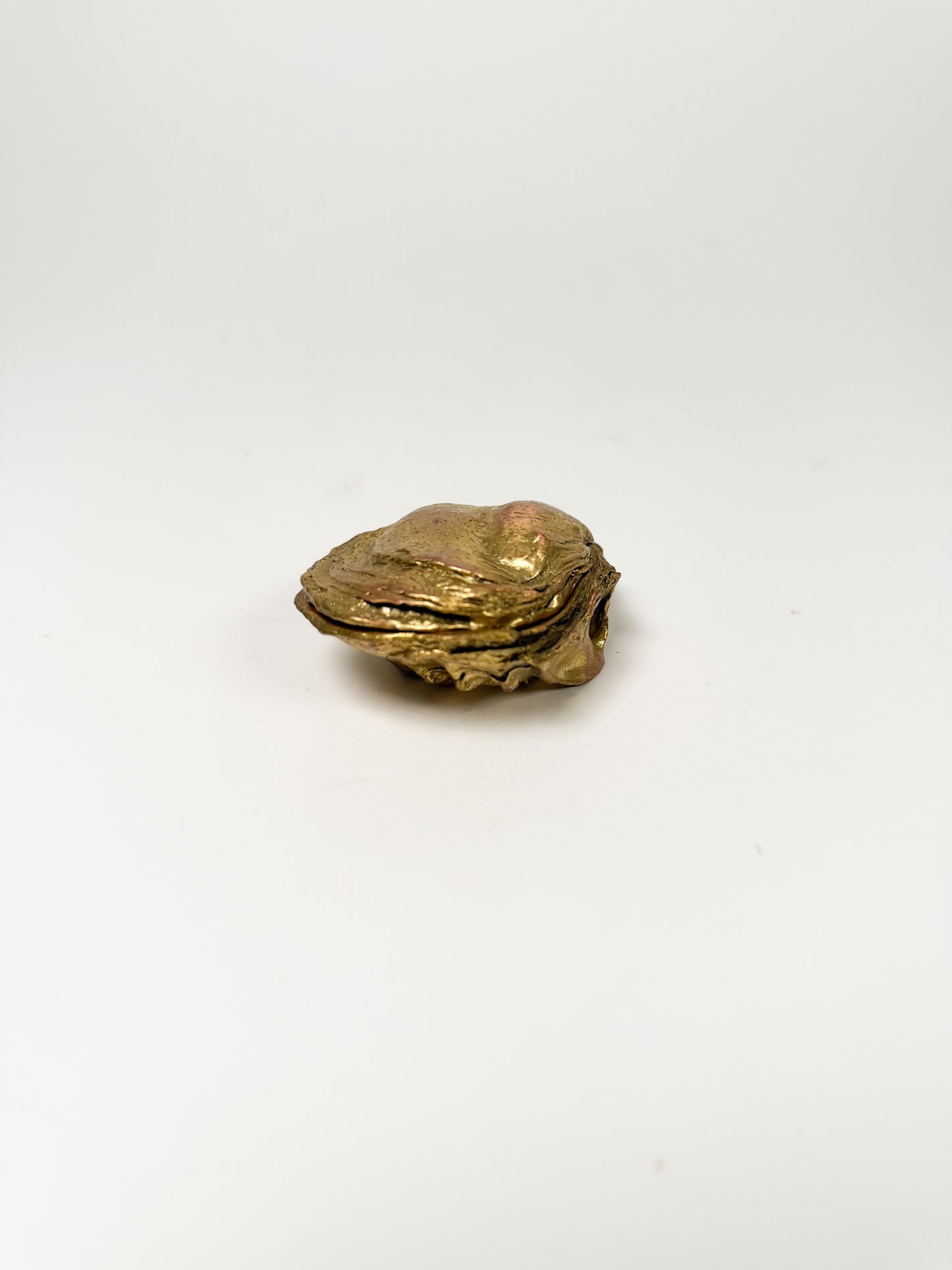 Vintage Pewter Gold Oyster