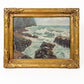 Antique Original Seascape Oil Painting
