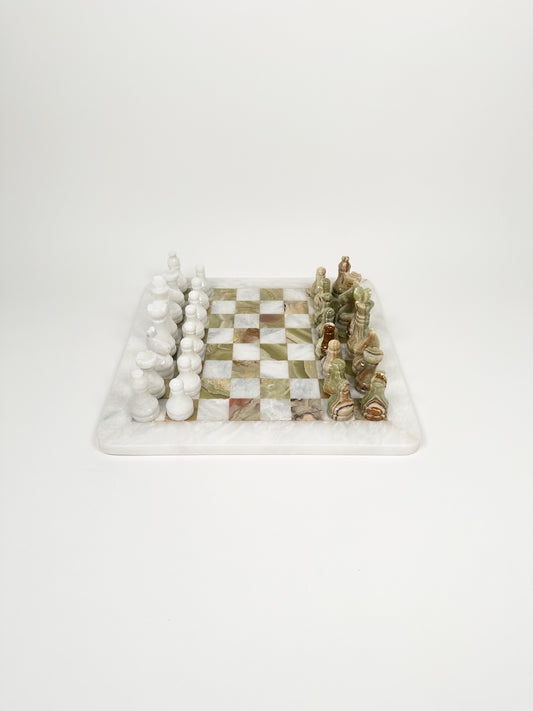 Vintage Onyx Chess Set