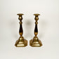 Large Brass Candlestick Holders
