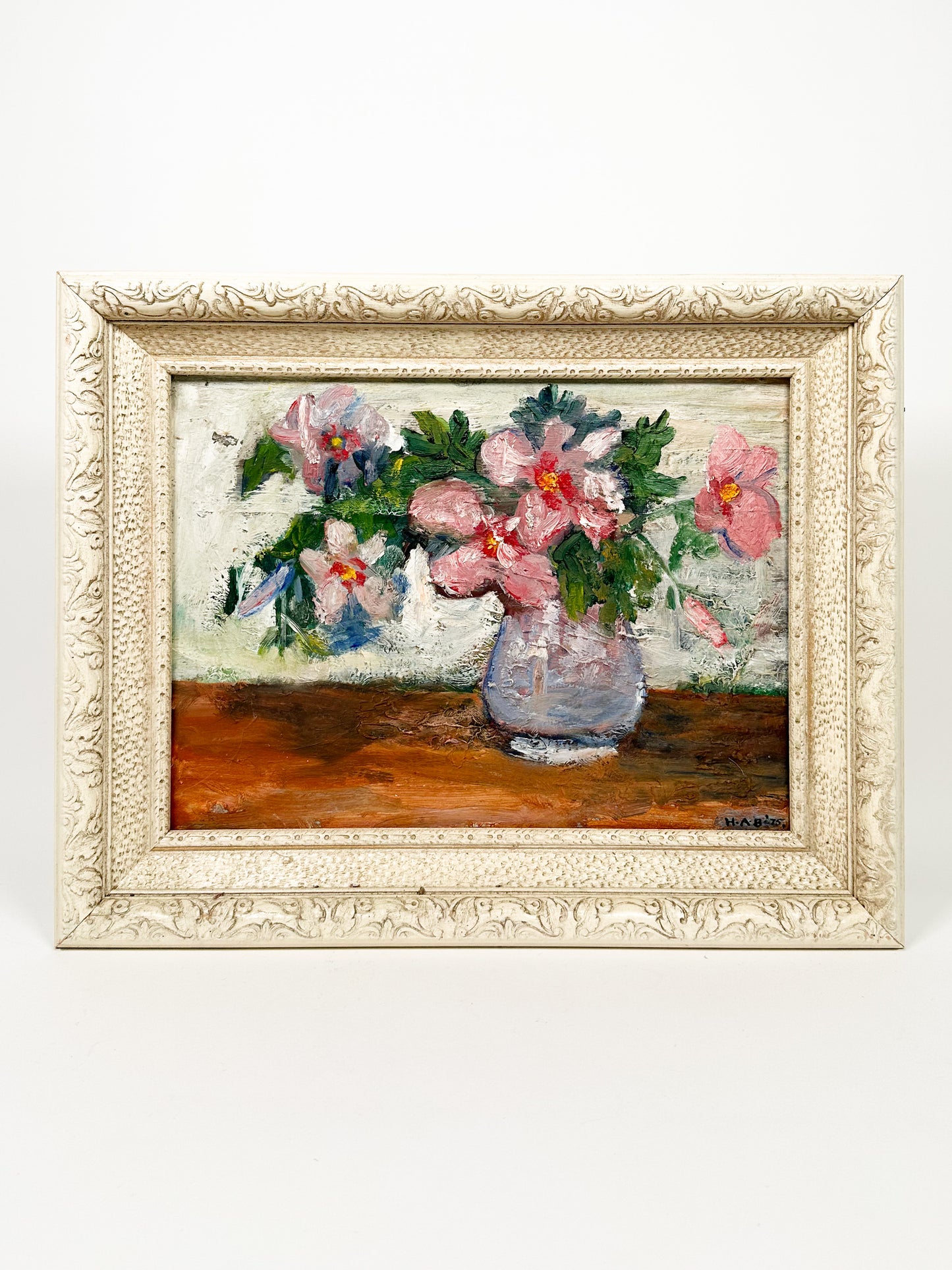 Original Flower Oil Painting - 1975