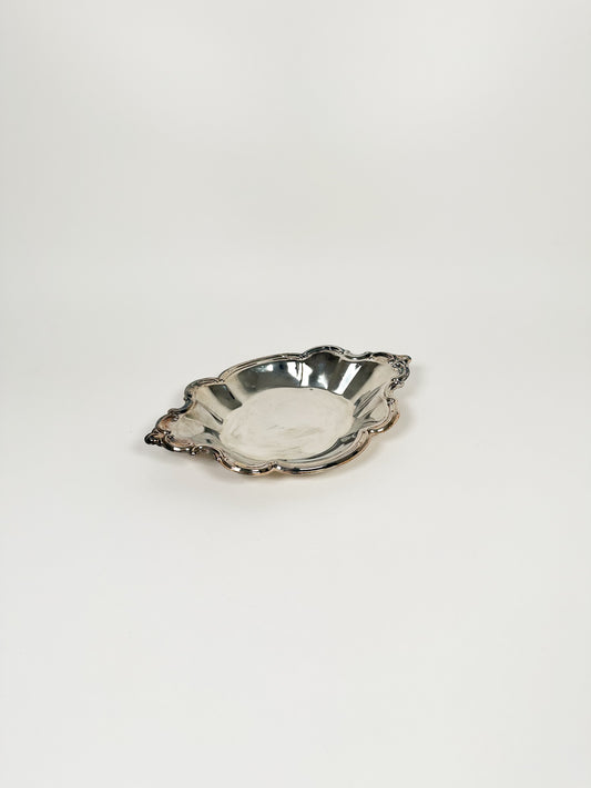 Silver Plated Scalloped Bowl