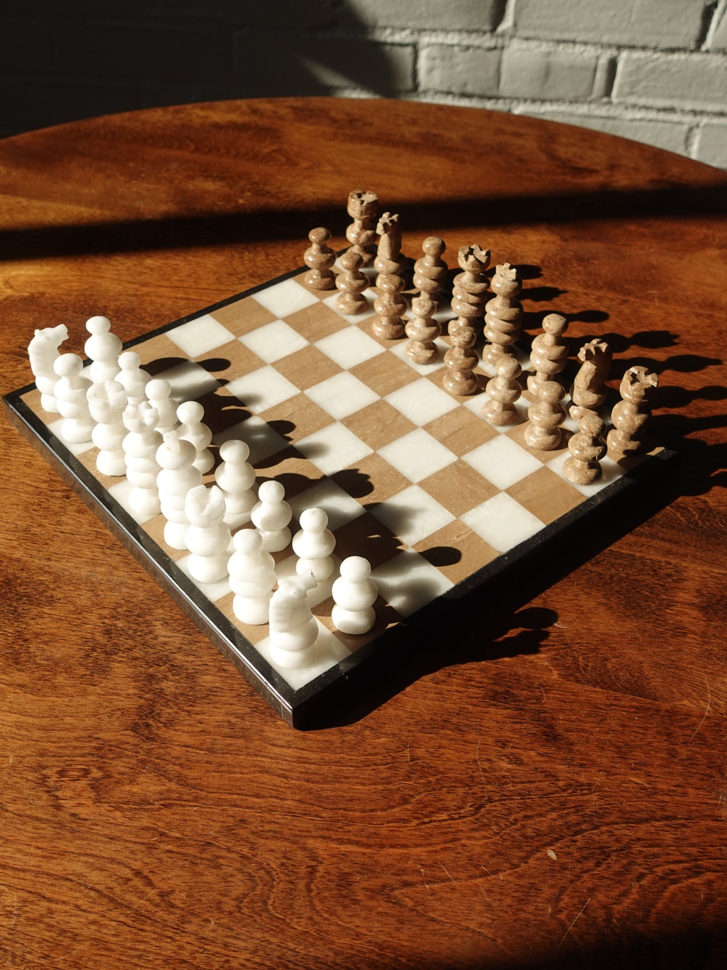 Vintage Stone Chess Set