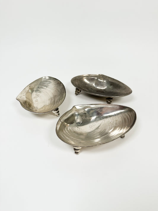 Vintage Silver Plated Shells