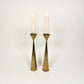 Vintage Gold Candle Holders