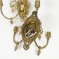 Vintage Brass Sconce Pair