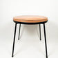 Vintage Round Metal Stool