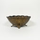Vintage Scallop Brass Bowl
