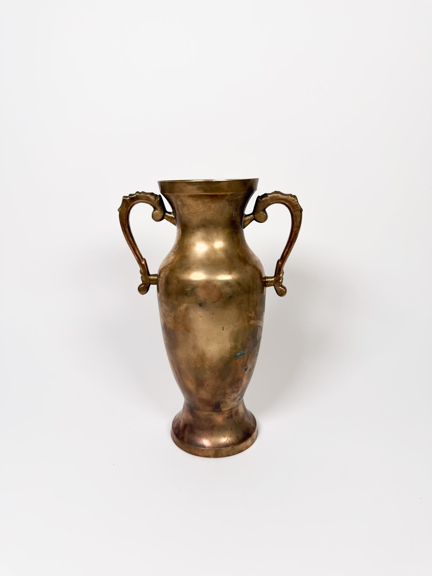 Vintage Brass Handled Vessel