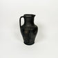 Handmade Black Ceramic Pitcher
