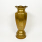 Vintage Large Brass Ruffle Vase