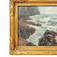 Antique Original Seascape Oil Painting