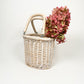 Vintage White Wicker Handbag