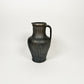Handmade Black Ceramic Pitcher