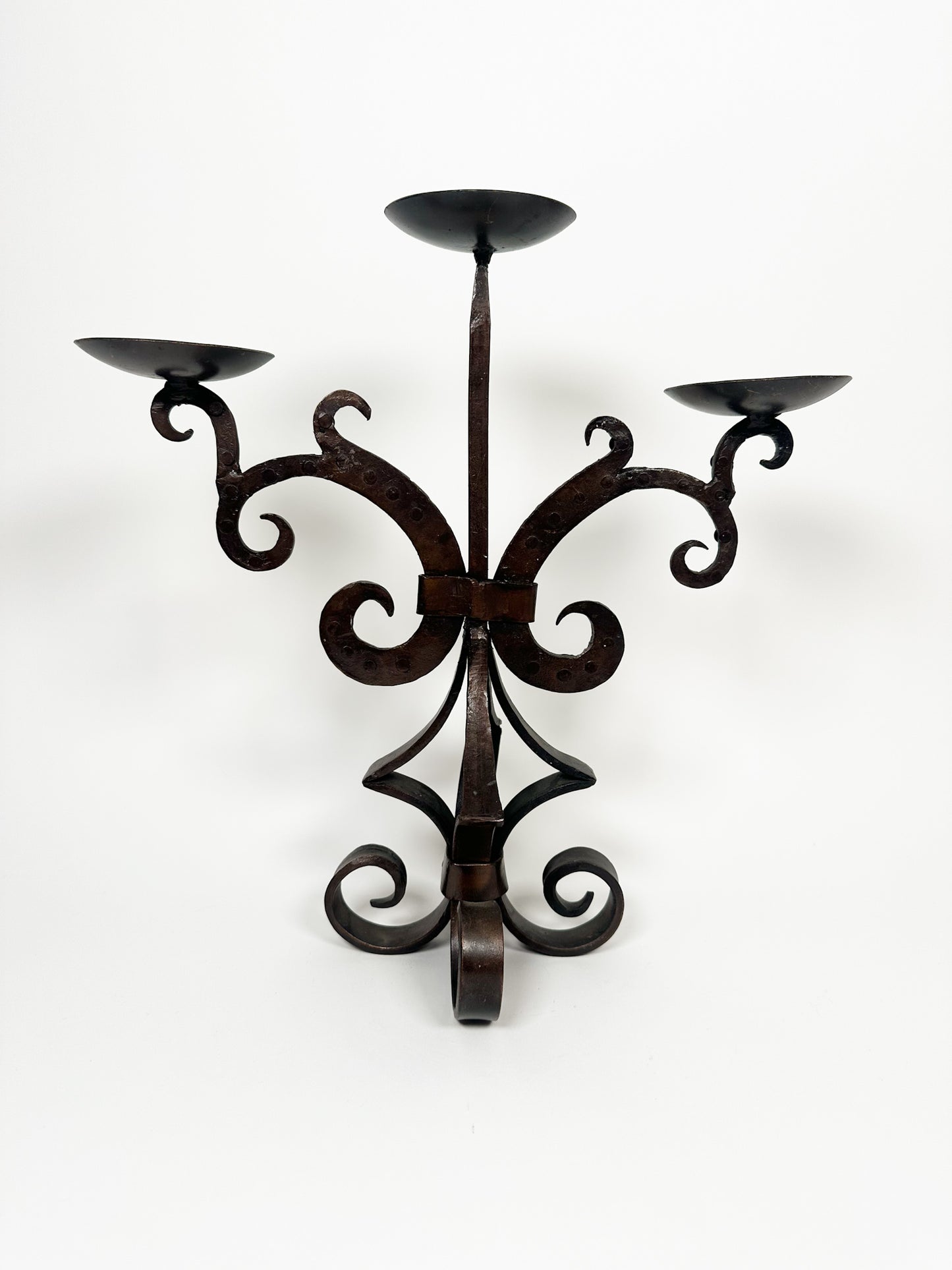 Iron Pillar Candle Holder