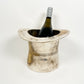 Vintage Brass Top Hat Ice Bucket