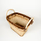 Brown & Cream Wicker Basket