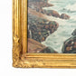 Antique Original Seascape Oil Painting
