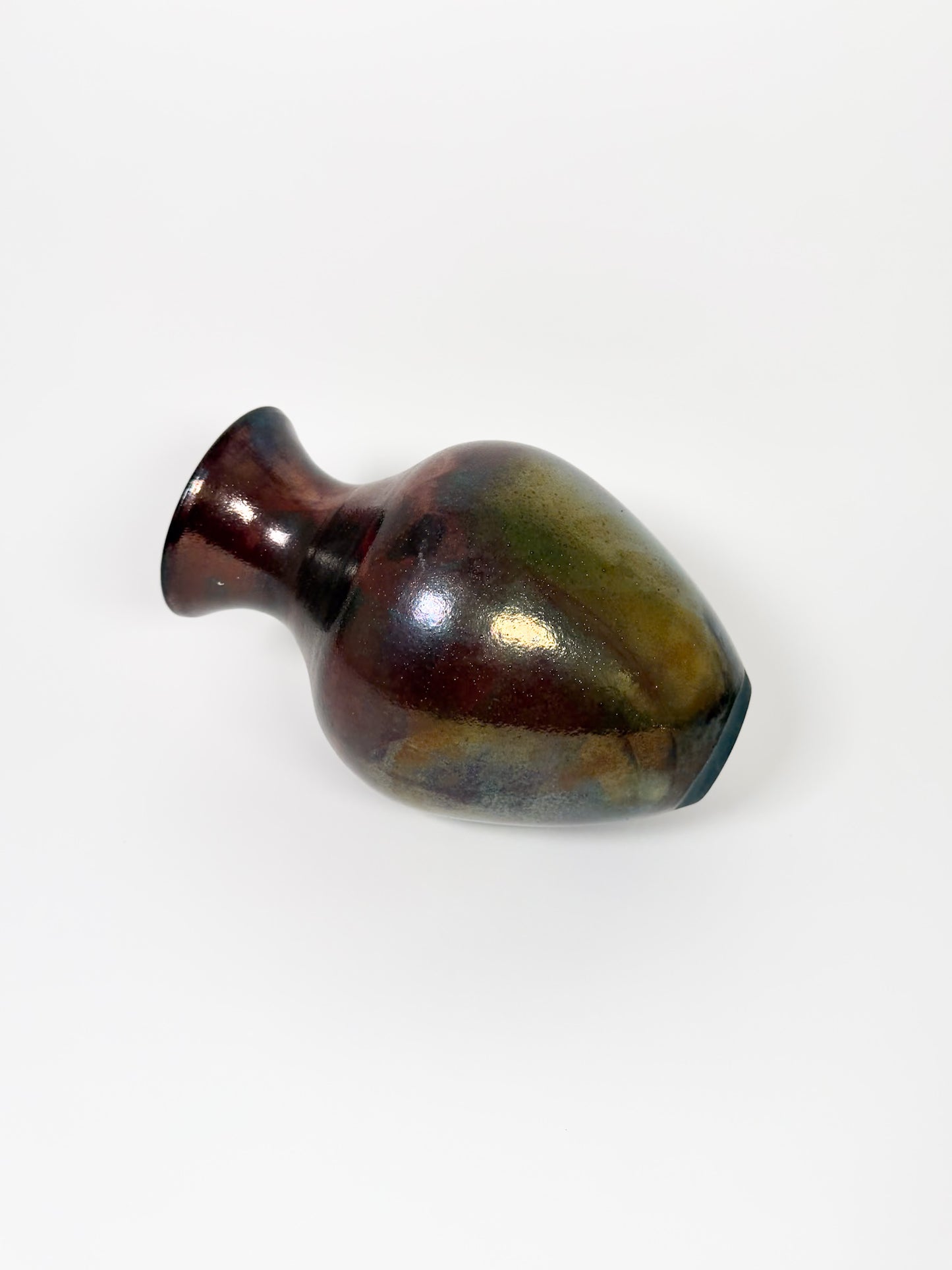 Handmade Raku Vase
