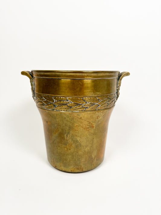 Vintage Brass Ice Bucket