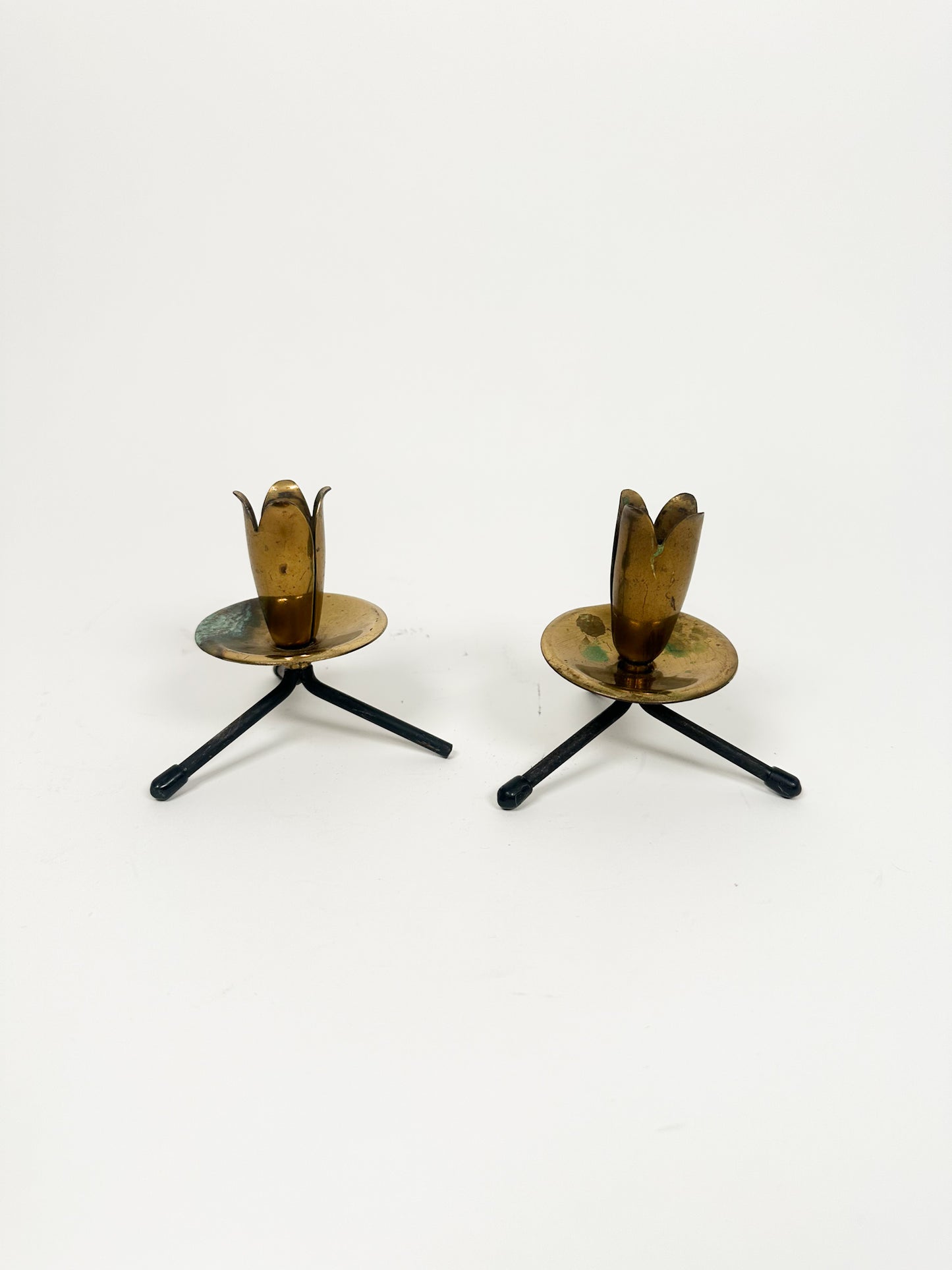 Vintage Mid Century Candle Holders