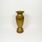 Vintage Large Brass Ruffle Vase