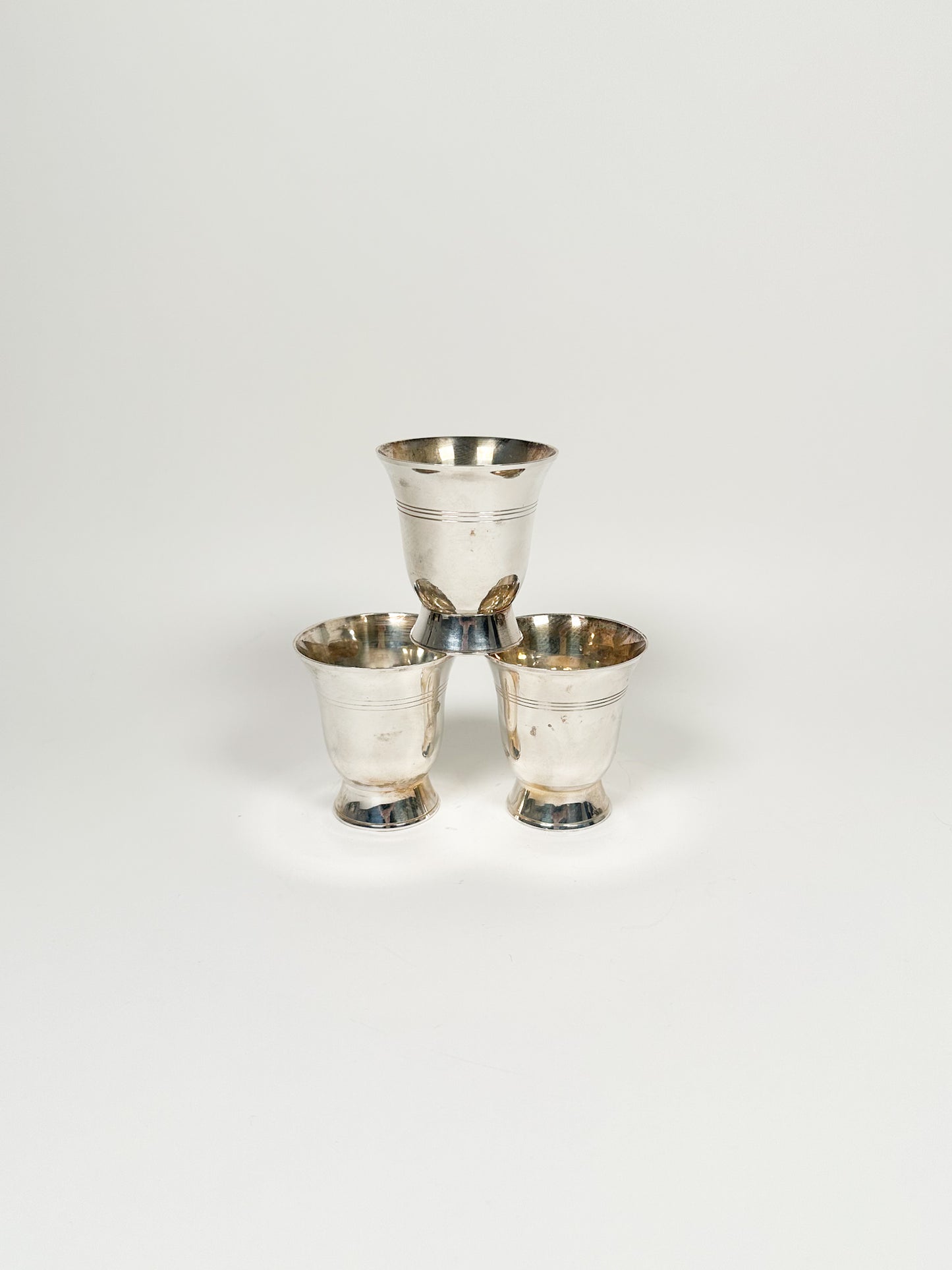 Petite Silver Plated Cups