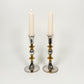 Gold and Silver Candle Holders