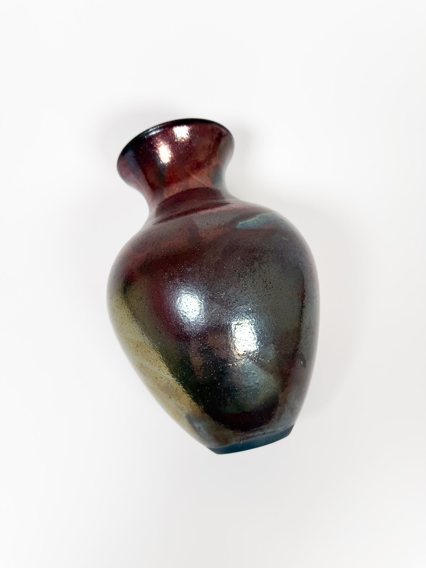 Handmade Raku Vase