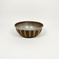Striped & Speckled Ceramic Bowl