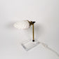 Vintage Handmade Acrylic Shell Lamp