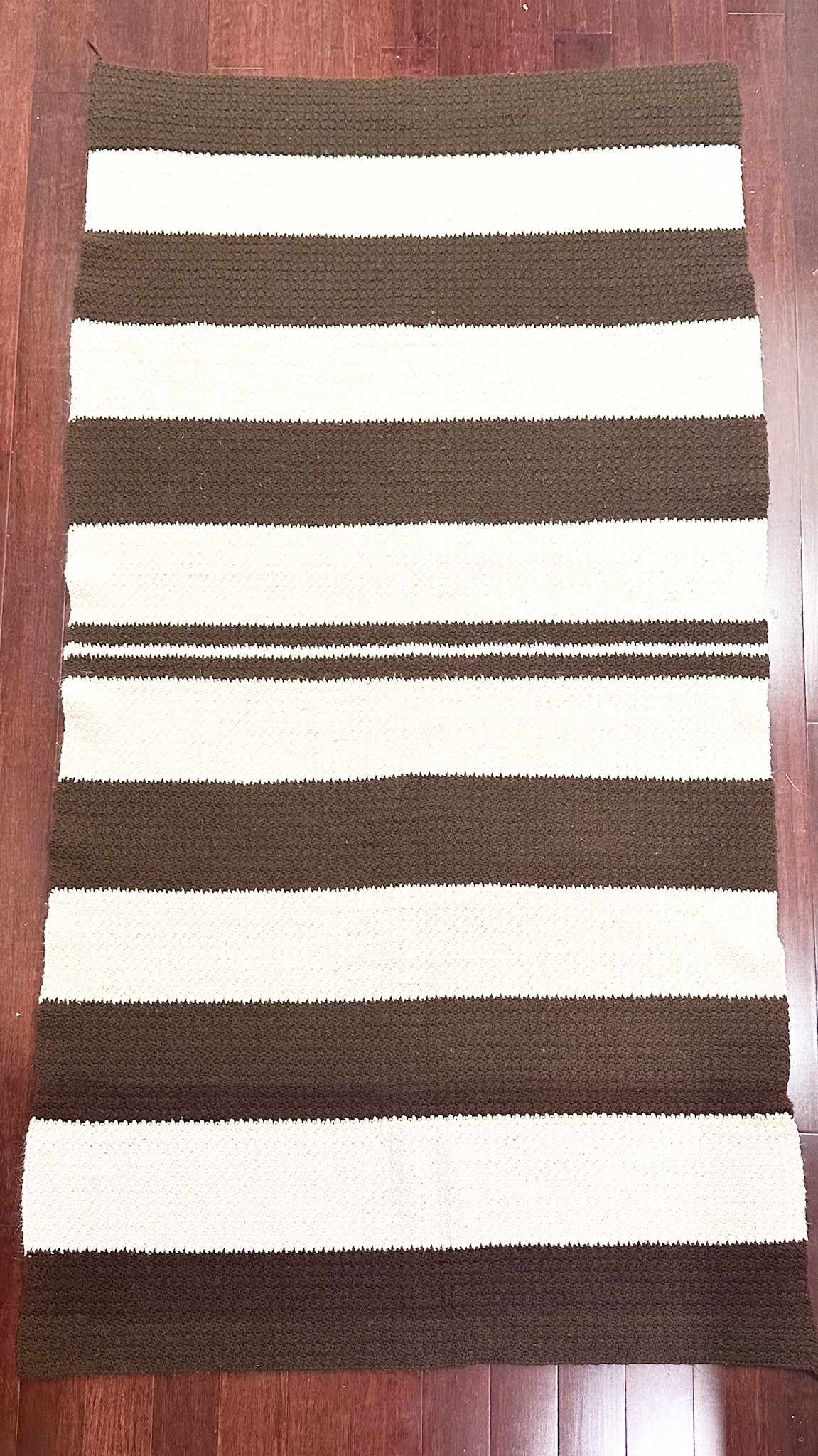 Vintage Handmade Striped Blanket