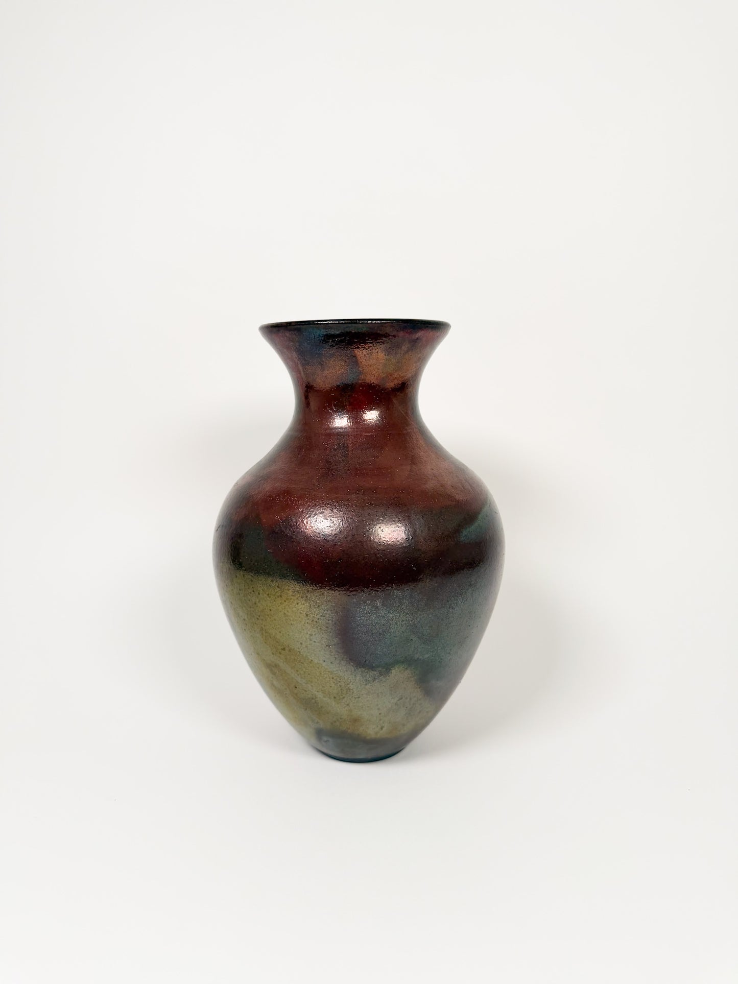 Handmade Raku Vase