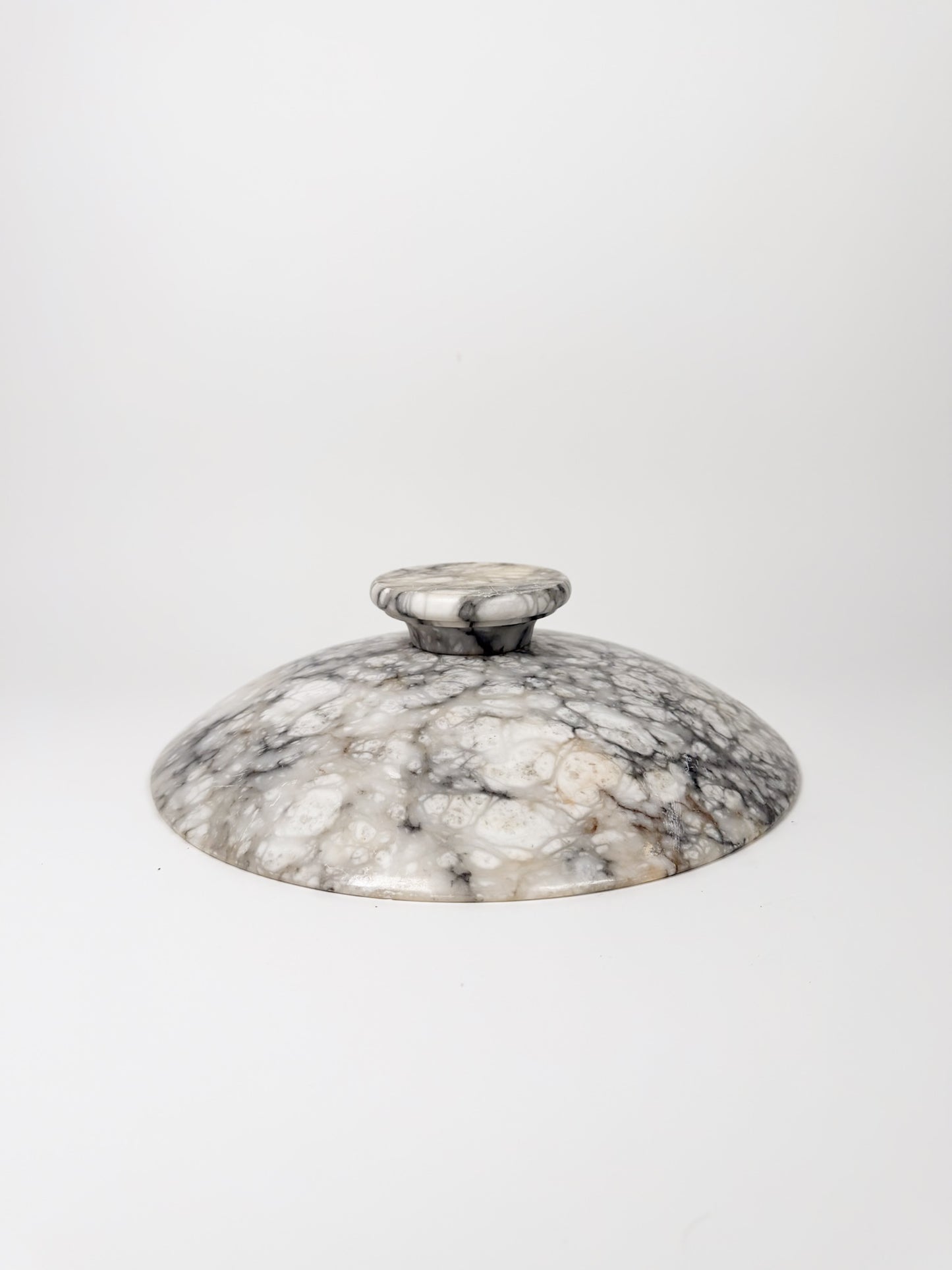 Vintage Alabaster Pedestal Bowl