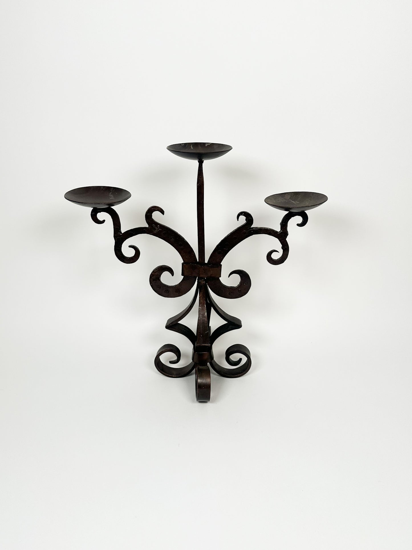 Iron Pillar Candle Holder