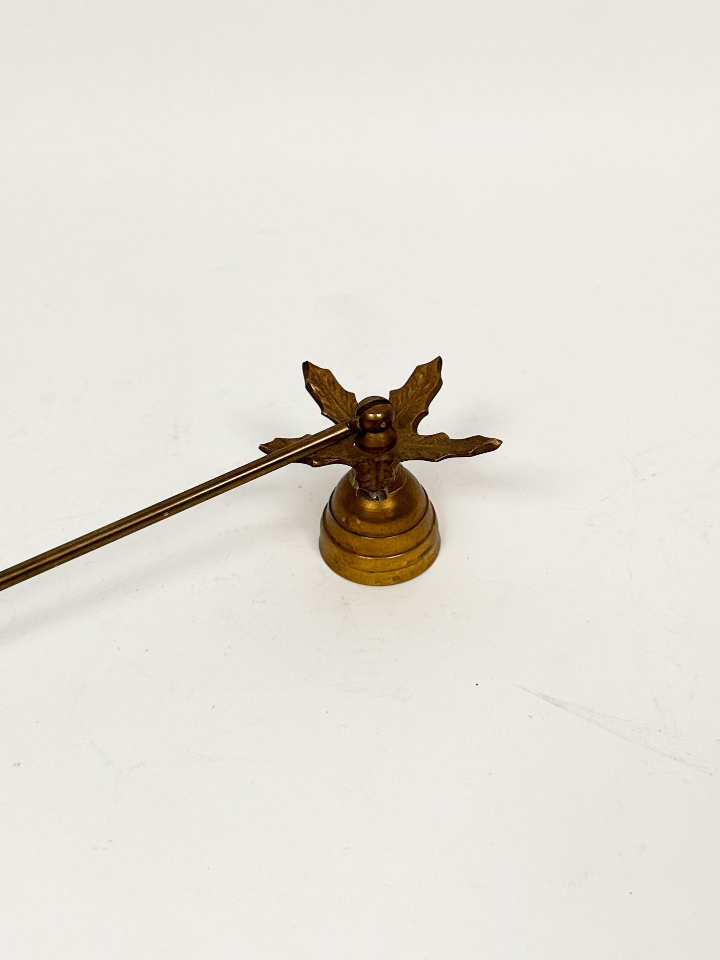 Brass Holly Candle Snuffer
