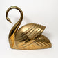 Vintage Large Brass Swan