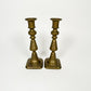 Vintage Brass Candle Holders