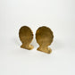 Vintage Gold Shell Bookends